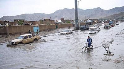 جاری شدن سیل شدید در افغانستان / افزایش قربانیان
