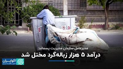 درآمد زباله‌گردها در تهران