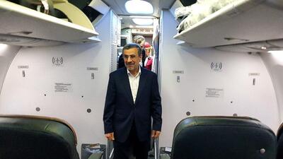 عکسی از احمدی‌نژاد در حال بازگشت به ایران | پایگاه خبری تحلیلی انصاف نیوز