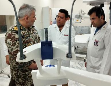افتتاح واحد OPG بخش رادیولوژی درمانگاه منطقه پدافند هوایی شمال شرق