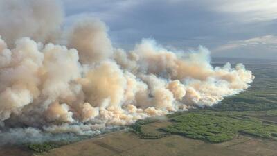 آتش‌ در جنگل‌های کانادا؛ هزاران نفر خانه های خود را ترک کردند