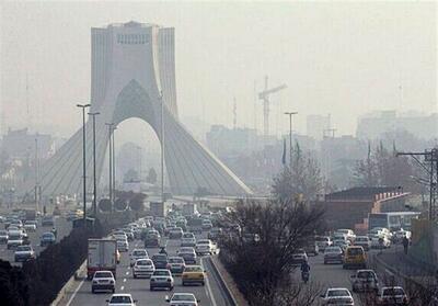 شرایط ناسالم در هوای تهران/ پاسداران در وضعیت قرمز