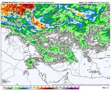 آغاز بارش‌های نسبتا شدید باران در بسیاری از نقاط کشور | ورود موج بارشی جدید به ایران ؛ کاهش ملموس دما در این مناطق