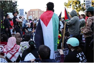 ادامه اعتراضهای دانشجویی حامیان فلسطین در دانشگاه های آمریکا