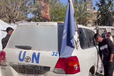 شهادت و زخمی‌شدن ۲ نفر در حمله رژیم صهیونیستی به خودروسازمان ملل