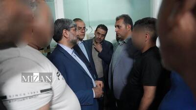 رئیس کل دادگستری آذربایجان غربی از بند محکومین مالی زندان ارومیه بازدید کرد