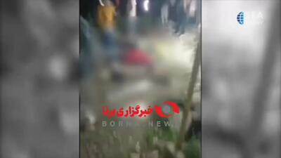 اولین فیلم از تصادف مرگبار اتوبوس دانش آموزان در اندونزی / 11 دانش آموز کشته شدند