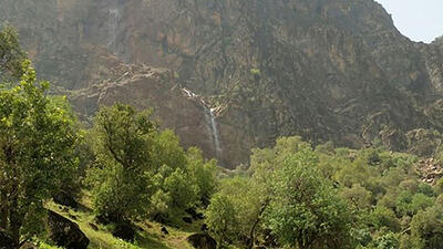 بازدید از آبشار برنجه شول آباد در لرستان