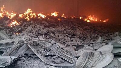 علت آتش‌سوزی گسترده امروز شهرک توس چه بود؟
