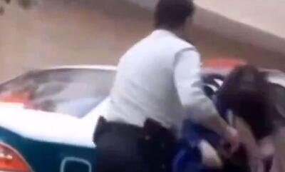 مامور پلیسِ ویدئوی جنجالی بازداشت شد
