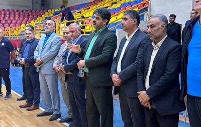 بازدید مدیر کل ورزش و جوانان گلستان از تمرینات بسکتبال شهرداری گرگان