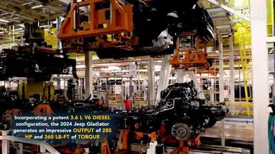 (ویدئو) خط تولید جیپ گلادیاتور مدل 2024 در کارخانه مشهور آمریکایی