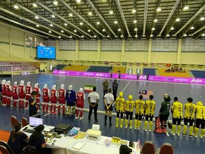 شکست تیم هاکی سالنی زنان ایران در برابر مالزی