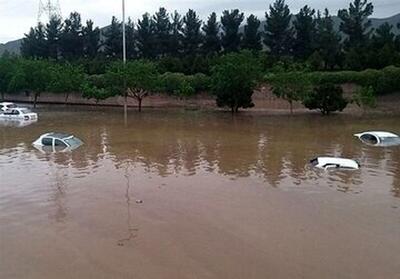 تصاویری از وضعیت مشهد بعد از بارش کم‌سابقه باران