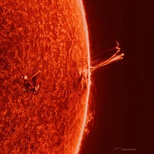 تصویر روز ناسا: AR 3664 در لبه خورشید
