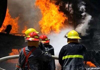 آتش‌سوزی در یک انبار کالا در جنوب تهران