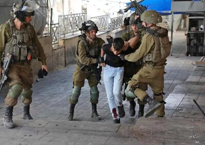 بازداشت ۸ هزار و ۷۴۵ فلسطینی در کرانه‌ باختری