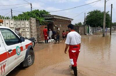 امدادرسانی به یکصد منزل مسکونی گرفتار در سیلاب خواف