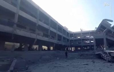 فیلم/ حال و روز یک مدرسه در محله الزیتون غزه بعد از بمباران