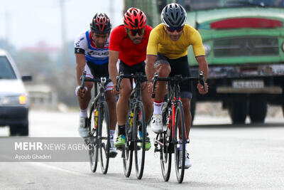 رقابت تیم های خارجی در تور دوچرخه سواری خزر