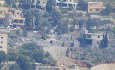 حمله هوایی صهیونیست‌ها علیه شهر صور لبنان