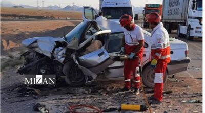 ۹ مصدوم در تصادف خودرو حامل اتباع افغانستانی در کرمان