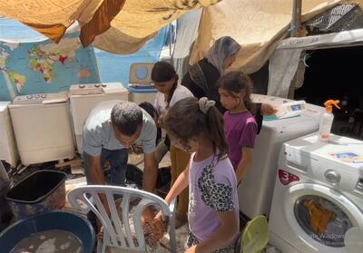 راه‌اندازی مرکز لباسشویی با برق خورشیدی توسط جوان فلسطینی- فیلم دفاتر خارجی تسنیم | Tasnim