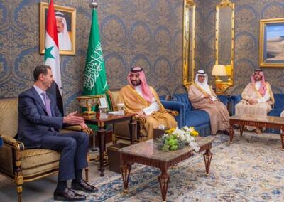 دیدار بشار اسد و ولی‌عهد سعودی در بحرین