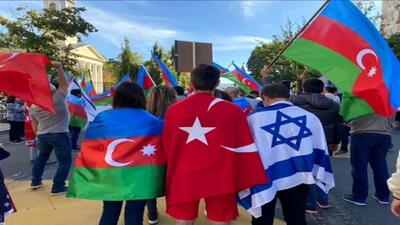 جولان پرچم‌های ترکیه و باکو در آذربایجان | پایگاه خبری تحلیلی انصاف نیوز