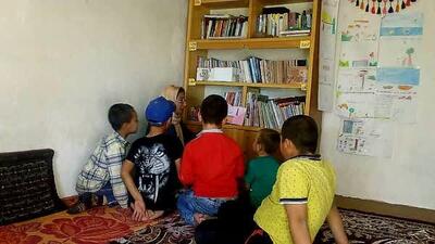 خلاقیت برای رونق کتابخوانی | فداکاری کتابی زن ترکمن