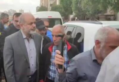 فیلم/ حضور وزیر کشور در مناطق سیل‌زده مشهد