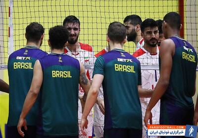 شکست تیم والیبال ایران مقابل برزیل در اولین دیدار دوستانه - پارس فوتبال | خبرگزاری فوتبال ایران | ParsFootball