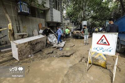 خسارات سیلاب مشهد یک روز پس از سیل شدید