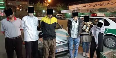 کولاج رییس باند دزدان حرفه ای مشهد دستگیر شد / 2 زن و 2 مرد در پاتوق سیاه این مرد زمینگیر شدند