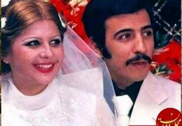 عروسی علی حاتمی و زری خوشکام ۵۰ سال پیش!