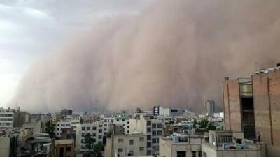 هشدار وقوع توفان در تهران صادر شد