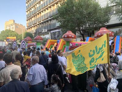 حضور پرشور مردم پایتخت در جشن بزرگ امام رضایی‌ها