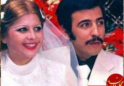 عروسی علی حاتمی و زری خوشکام ۵۰ سال پیش!/ عکس