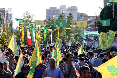 عکس/ جشن امام رضایی‌ ها در تهران