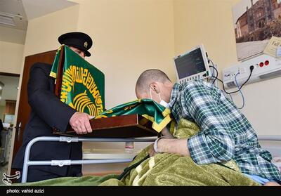 پرچم حرم امام رضا در بیمارستان امام حسن(ع) بجنورد+تصاویر - تسنیم