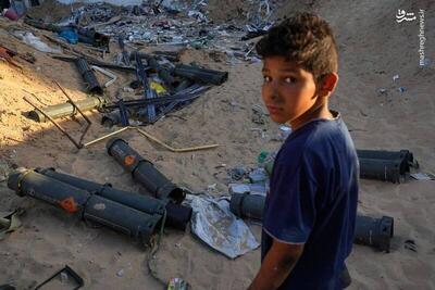 عکس/ بمباران غزه با بمب‌های آمریکایی