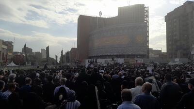 مردم تهران در عزای رئیس‌جمهور شهید