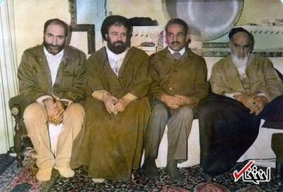 عکس/ رئیس جمهور شهید در کنار امام