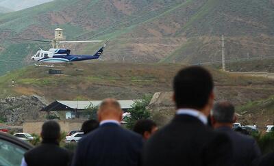 (تصویر) انتشار تصویری جعلی از هلیکوپتر سوخته شده رئیس جمهور و همراهانش