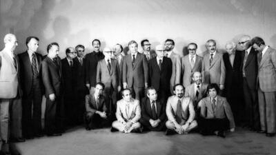 تصویری از اولین کابینه موقت پس از انقلاب