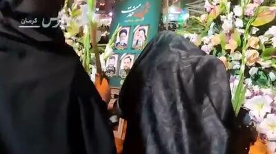 مردم کرمان در سوگ رئیس‌جمهور شمع روشن کردند + فیلم
