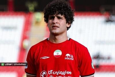 ظاهر متفاوت بازیکن عراقی در تمرینات تراکتور (عکس)
