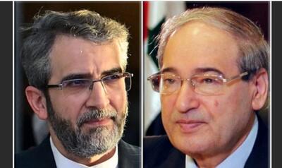 پیام تسلیت وزیر خارجه سوریه در پی شهادت رئیس‌جمهوری و وزیر خارجه ایران