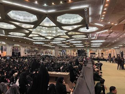 آغاز مراسم استقبال از «شهدای خدمت» در مصلی امام خمینی(ره)
