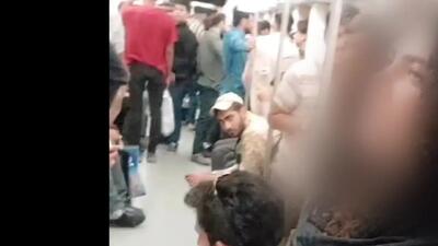 فیلم / این دختر زیبای موفرفری کیست ؟! / او متروی تهران را به هم ریخت !